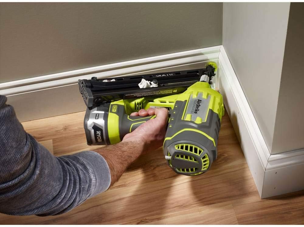 Ryobi P330 18V ONE+ Angled 15 Ga Finish Nailer Battery and Charger Not Included