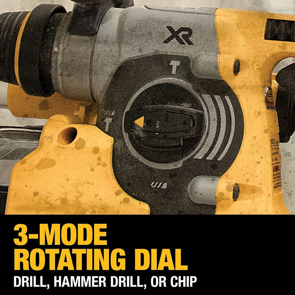 DEWALT 20V MAX SDS Rotary Hammer Drill, Cordless, 3 Application Modes, Bare Tool Only (DCH273B)