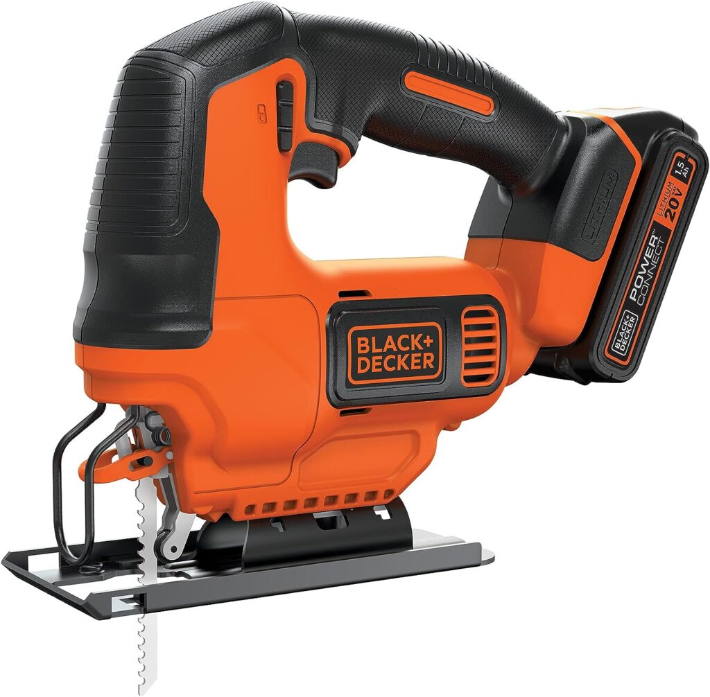 BLACK+DECKER 20V MAX* POWERCONNECT Cordless Jig Saw (BDCJS20C)