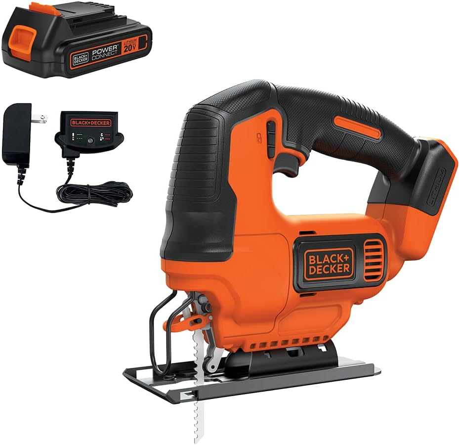 BLACK+DECKER 20V MAX* POWERCONNECT Cordless Jig Saw (BDCJS20C)