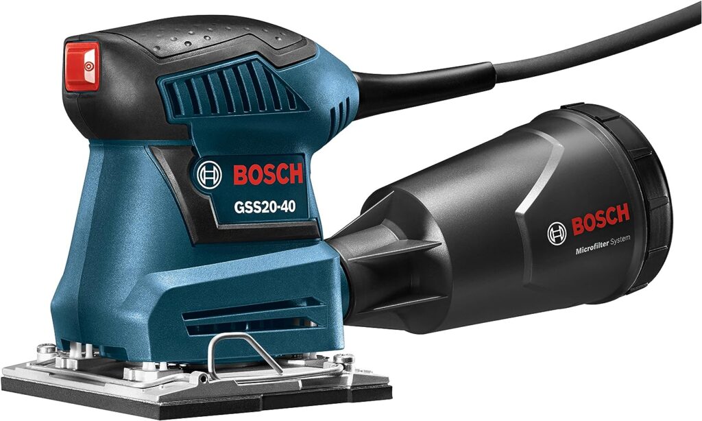 BOSCH GSS20-40 Orbital Finishing Sander (1/4-Sheet)