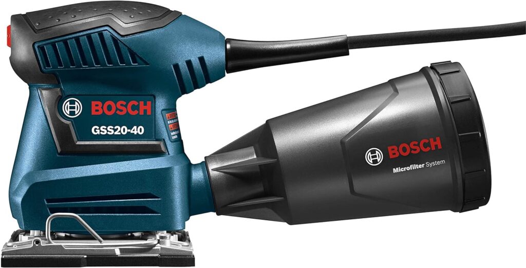 BOSCH GSS20-40 Orbital Finishing Sander (1/4-Sheet)