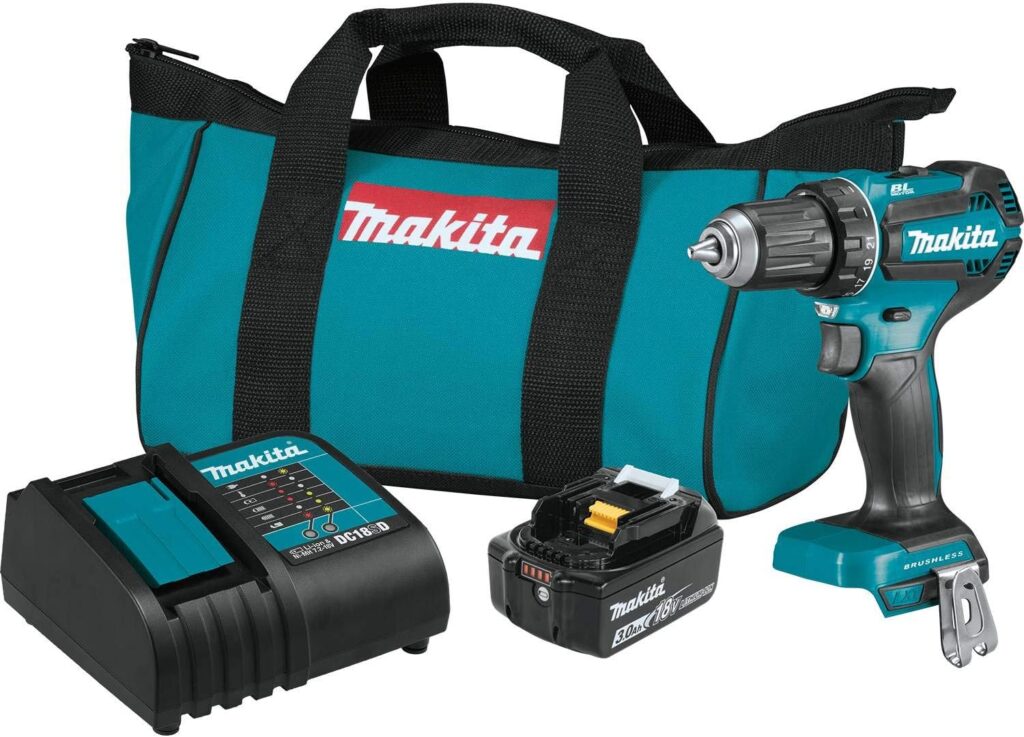 Makita XFD131 18V LXT® Lithium-Ion Brushless Cordless 1/2 Driver-Drill Kit (3.0Ah)