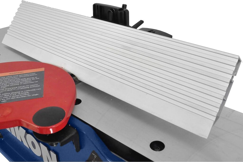 RIKON 20-800H | 8 Benchtop Jointer with a 6-Row Helical-Style Cutter Head with 16 Carbide, 2-Edge Insert Cutters