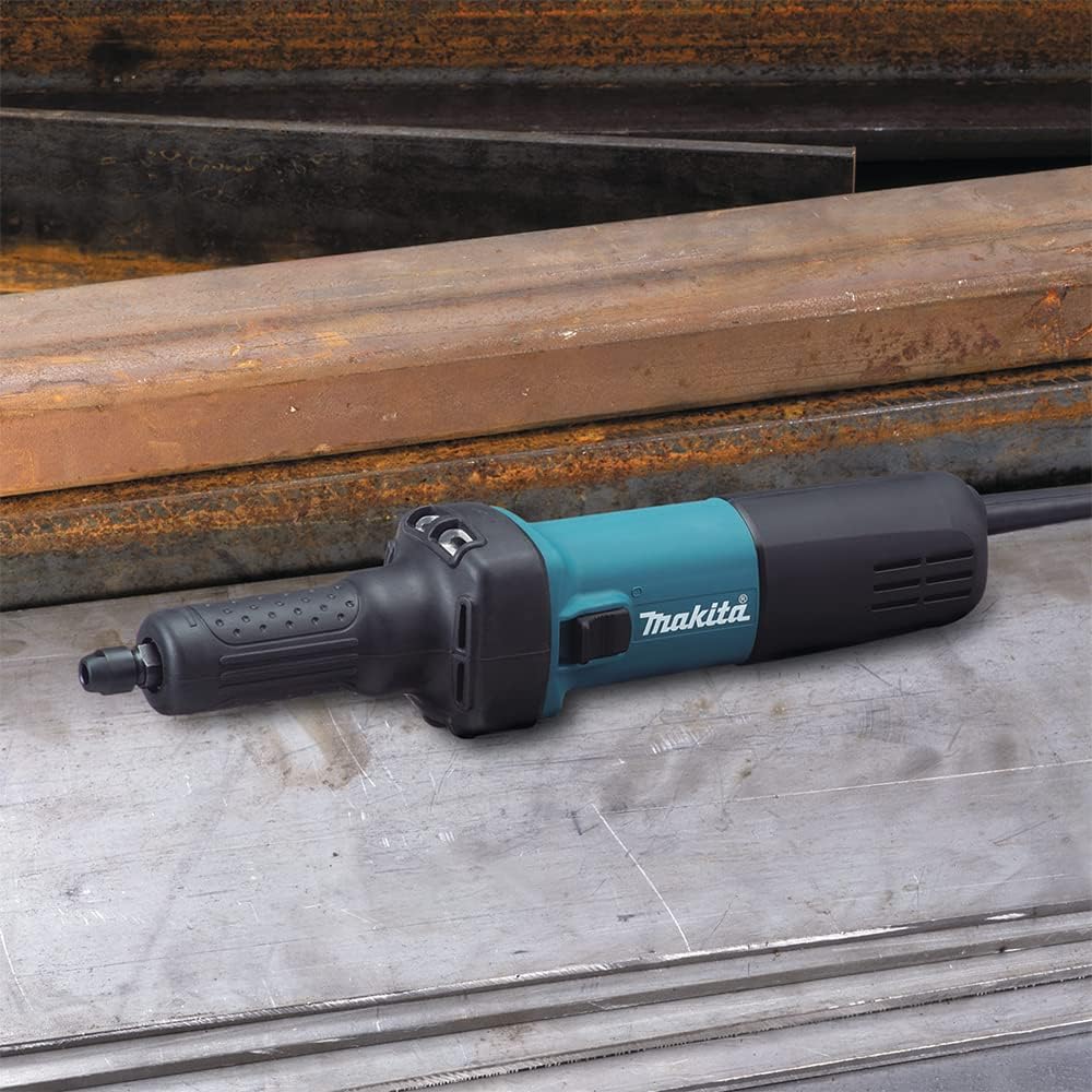 Makita GD0601 1/4 Die Grinder, with AC/DC Switch, Blue