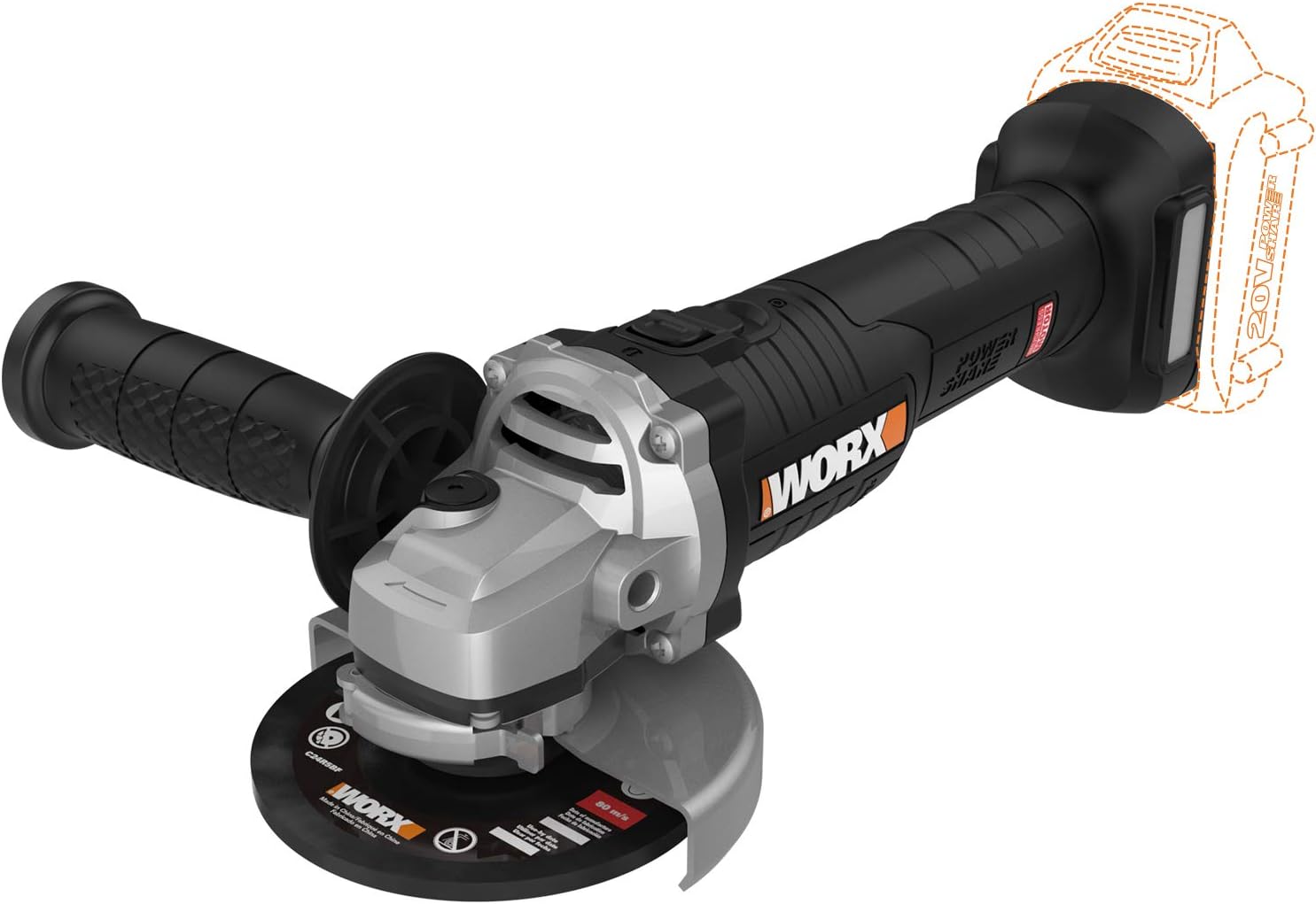 Worx WX812L.9 Cordless Angle Grinder Review